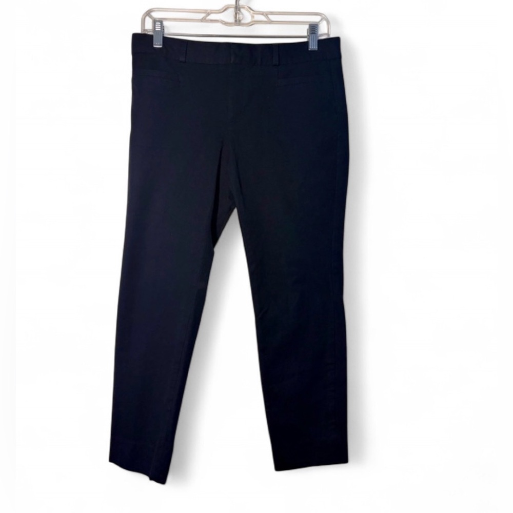 Banana Republic Women's Navy Petite Dress Pants Flat Front Pockets